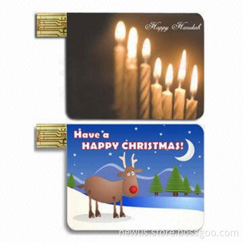 Christmas Credit Card USB Flash Drive